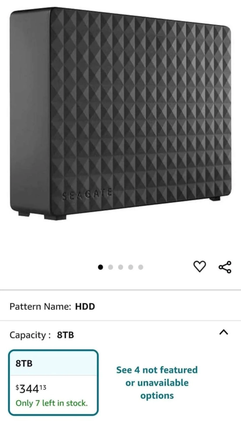 Seagate 8TB Desktop External Hard Drive - photo 3