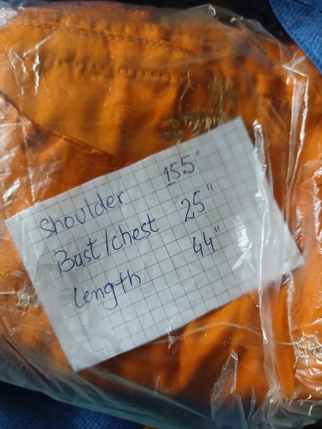CLOSET DECLUTTER- BRAND NEW- Orange Silk A-line shirt - photo 5