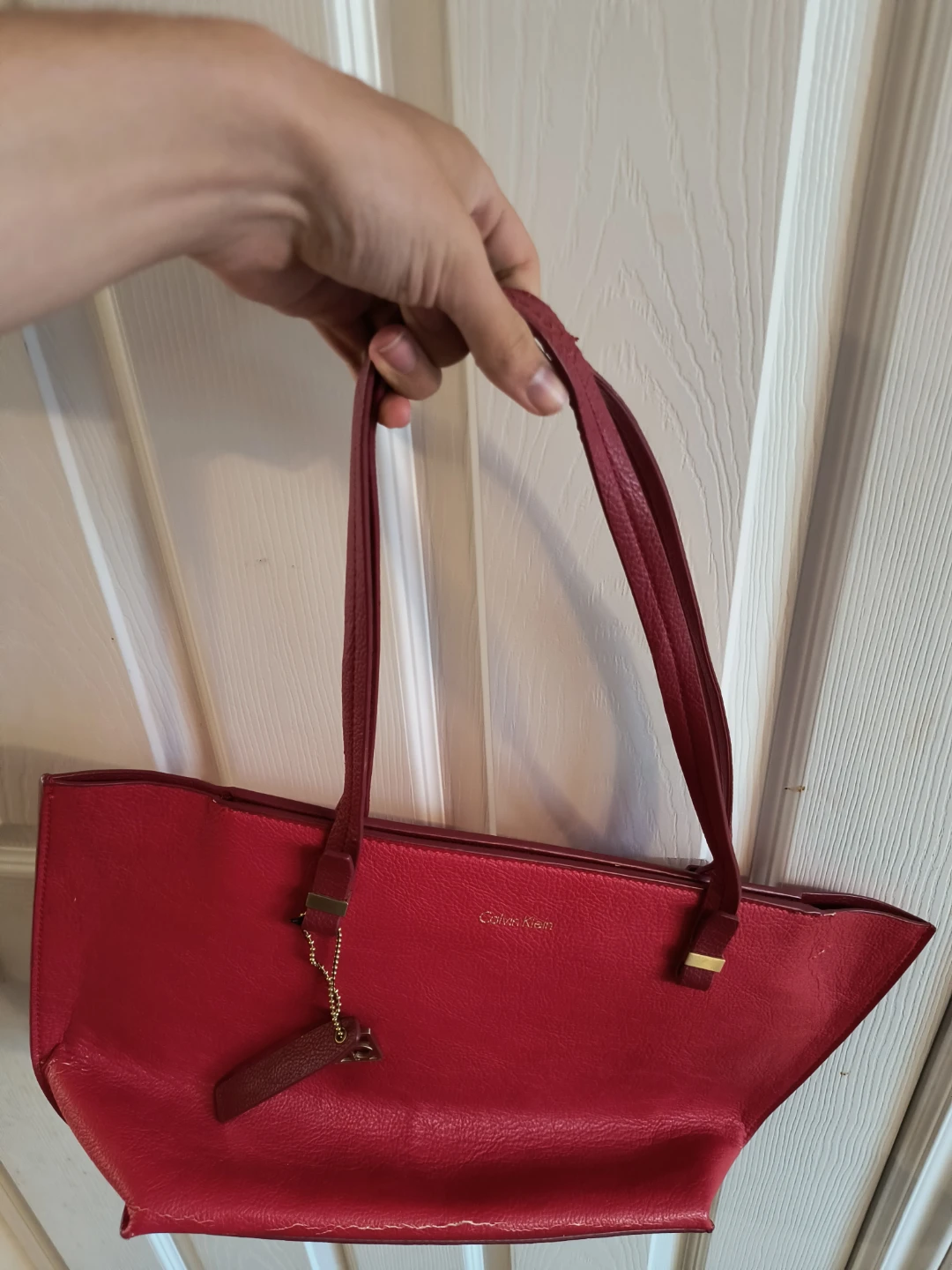 Calvin Klein Red Tote Bag / big purse - photo 5