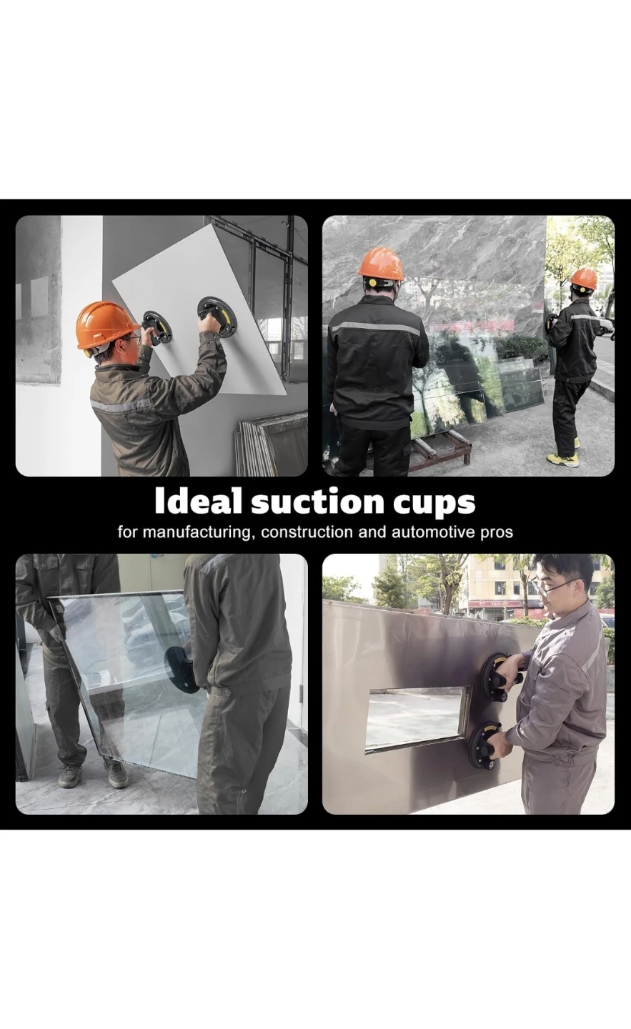 New 2 Pack Glass Suction Cup, 8" Heavy Duty Suction Cups - photo 2