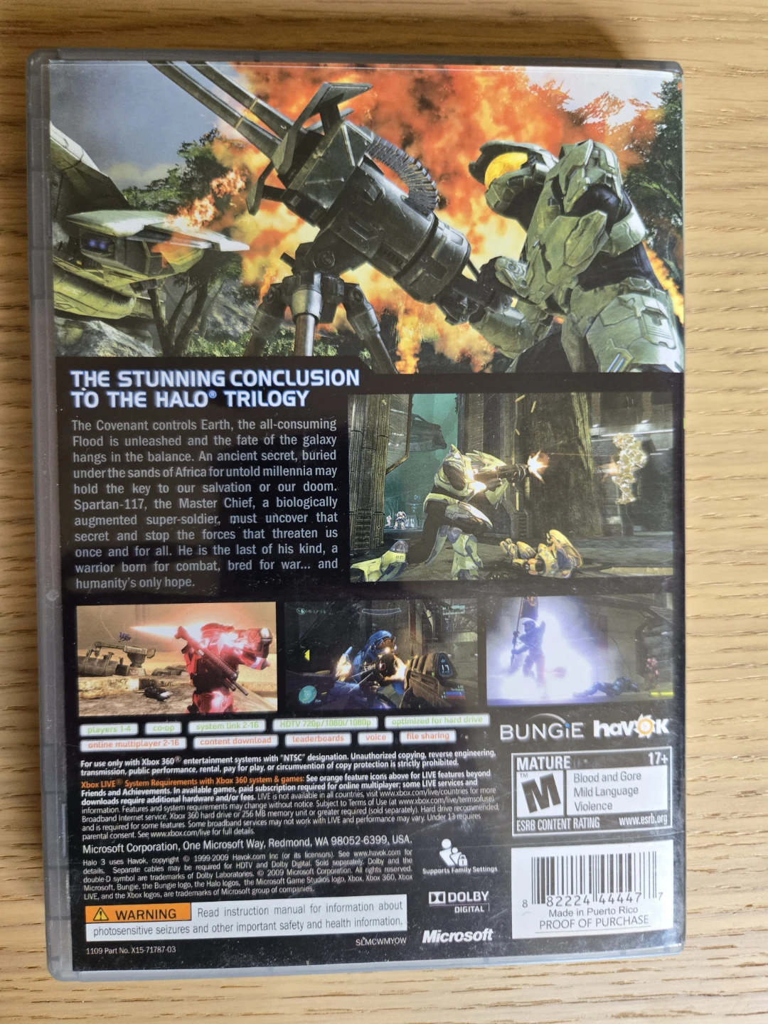 Halo 3 + Poster Xbox 360 - photo 5
