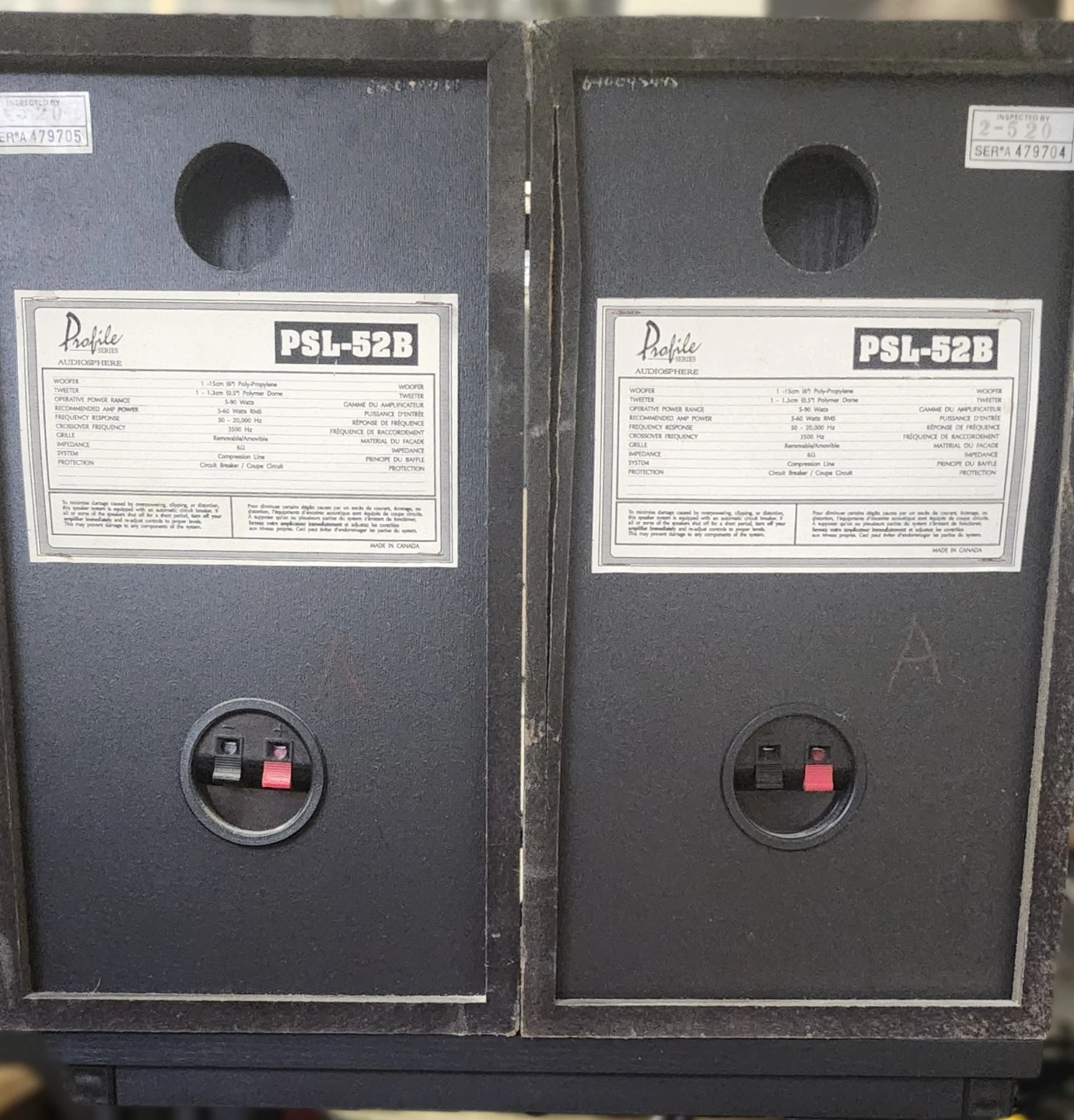 Audiosphere Profile Series PSL-52B Speakers - photo 3