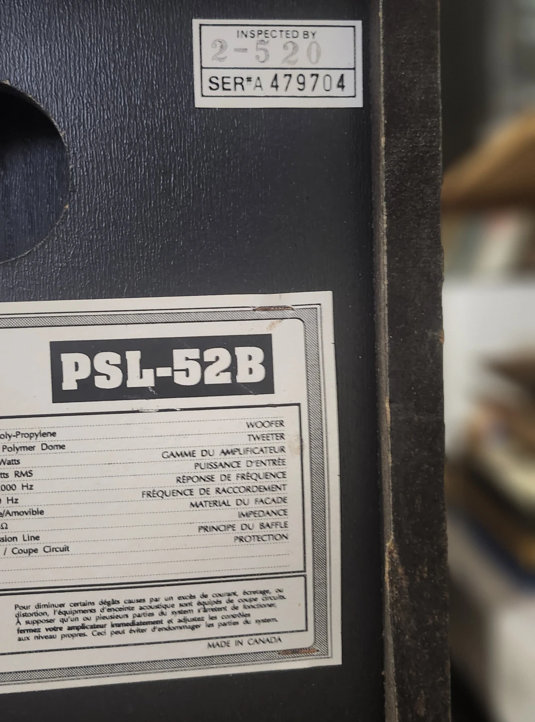 Audiosphere Profile Series PSL-52B Speakers - photo 4