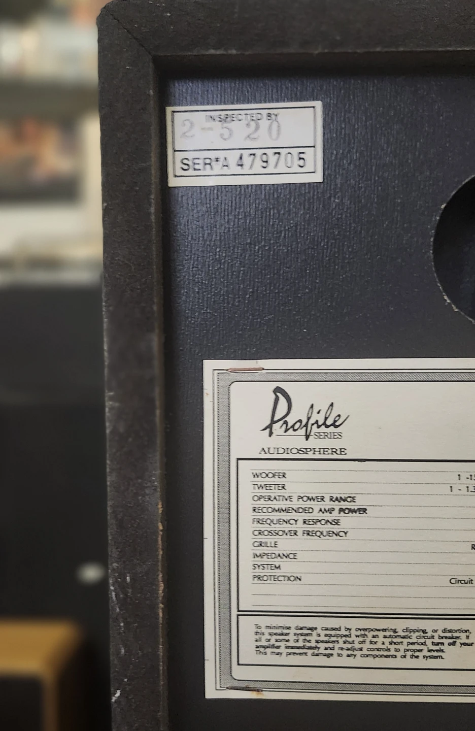 Audiosphere Profile Series PSL-52B Speakers - photo 5