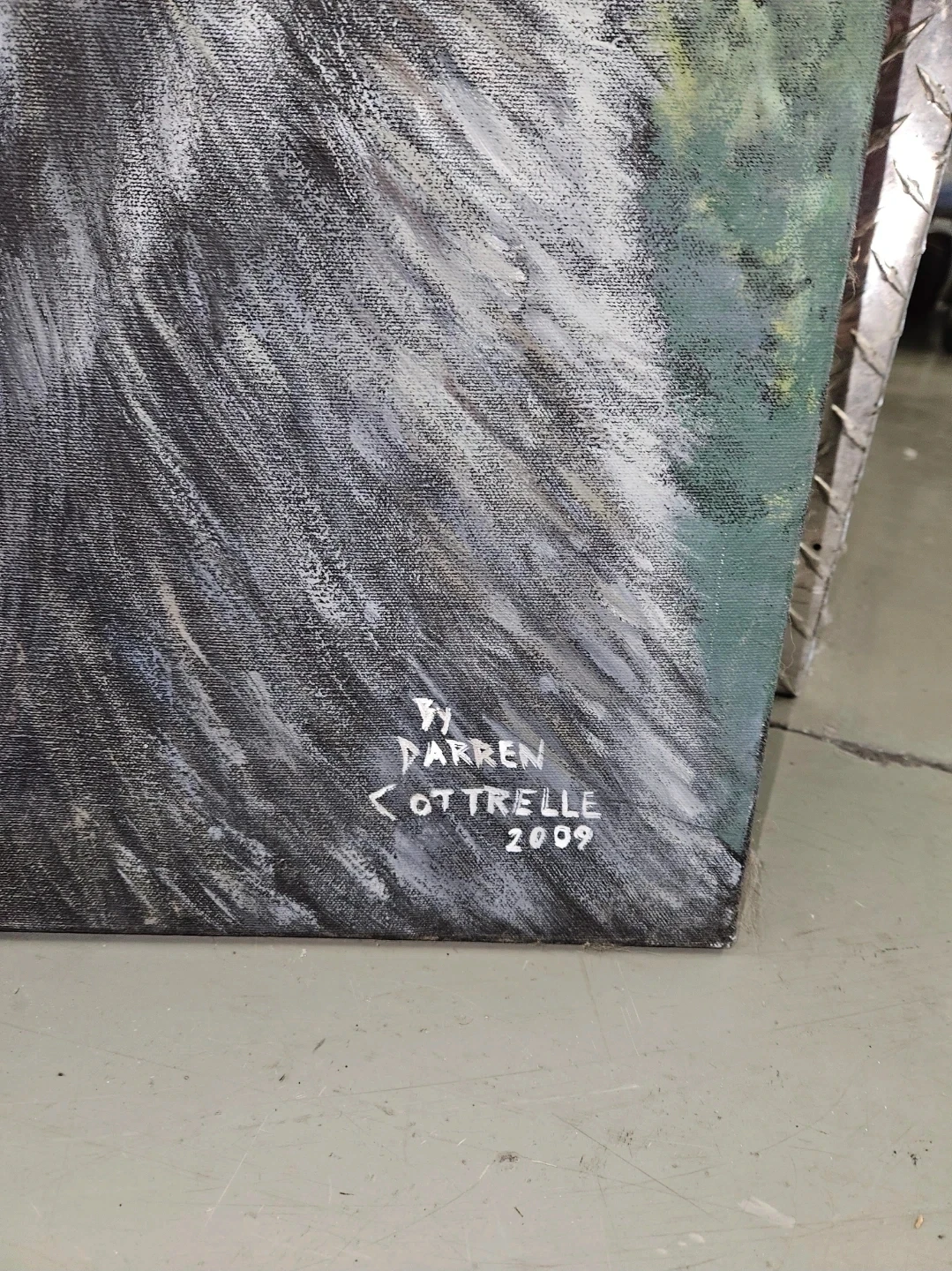 Darren Cottrelle Roaring Bear Oil Painting (2009) - photo 3