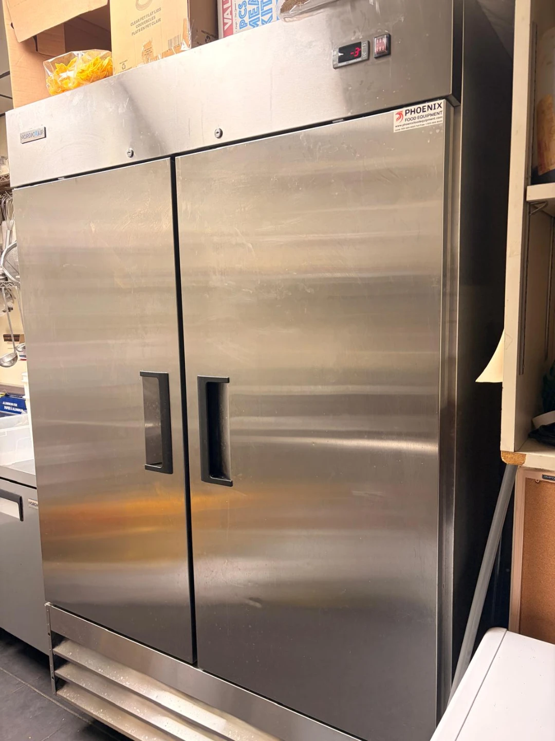 Nordic Air SF-54 Double Solid Door Freezer