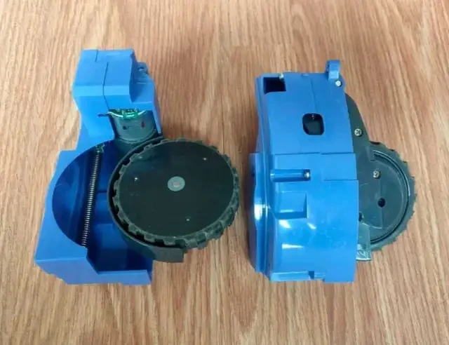 Blue Robotic Vacuum Cleaner Wheel Assembly