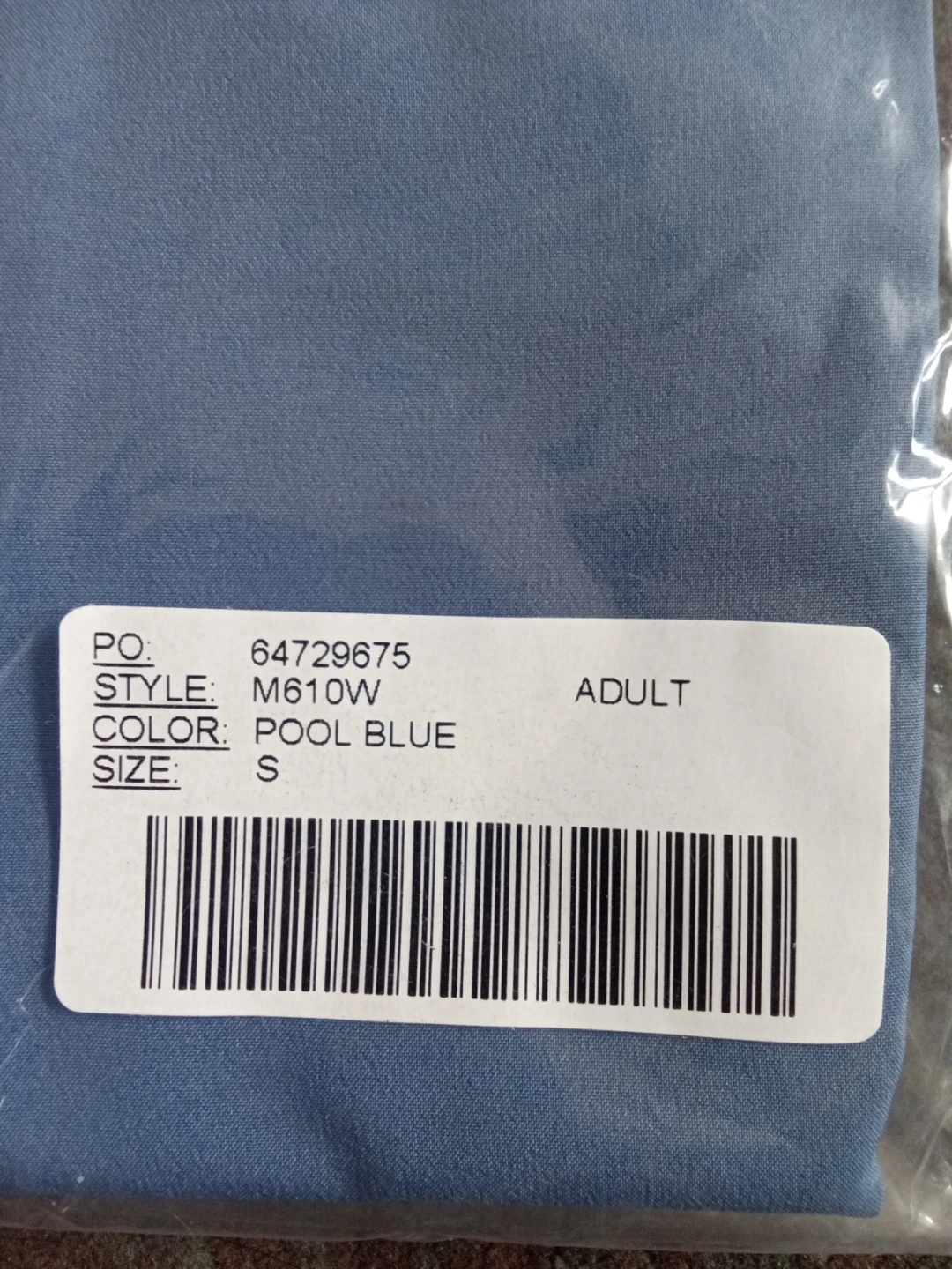 Adult Pool Blue M610W Shirt size S - photo 3