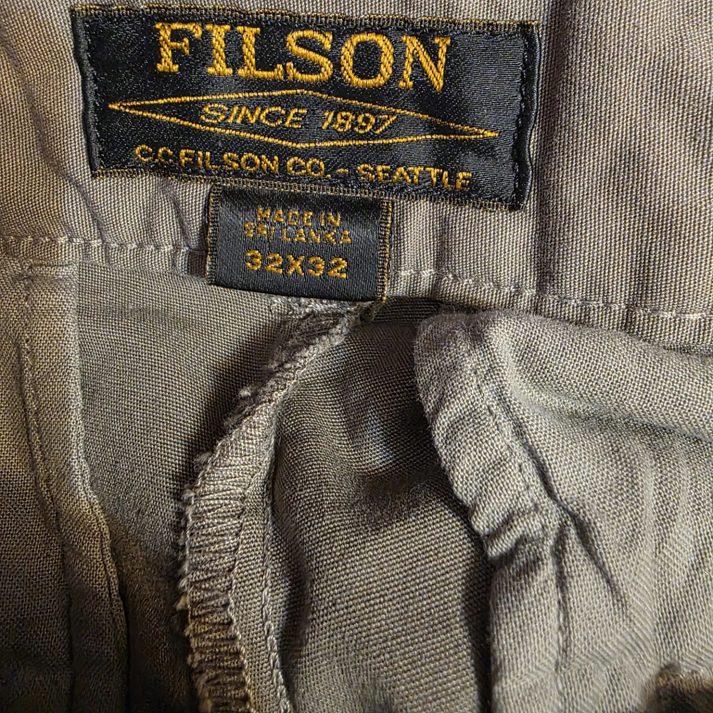 C.C.Filson Men's Khaki Pants 32x32 - photo 5