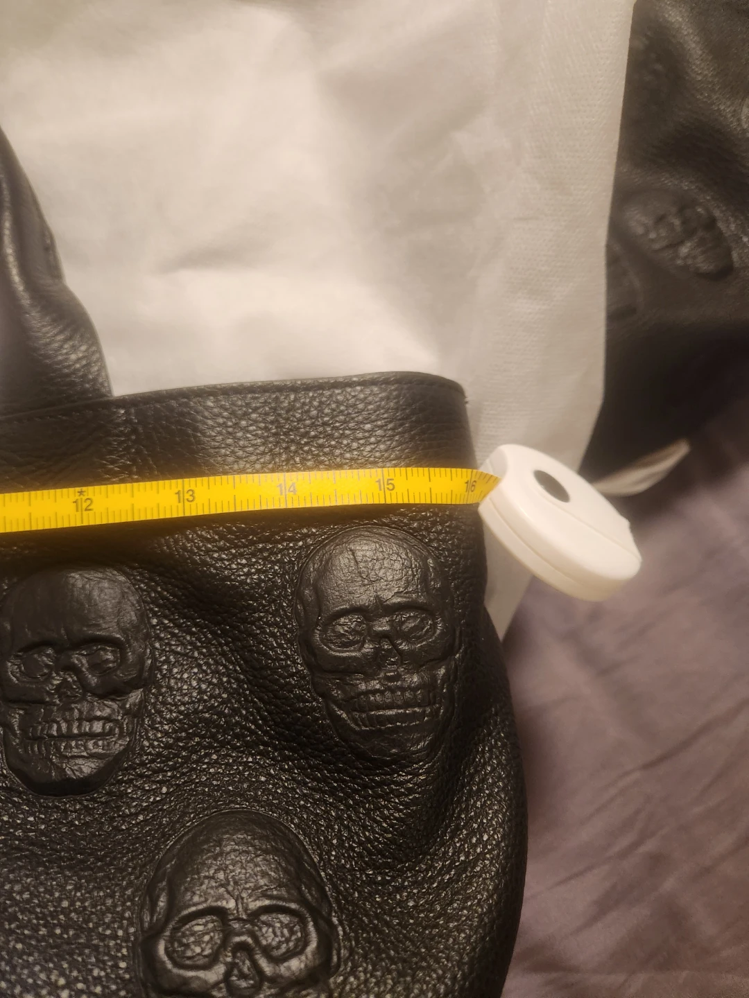 Io Pelle Skull Pattern Tote Bag - photo 3