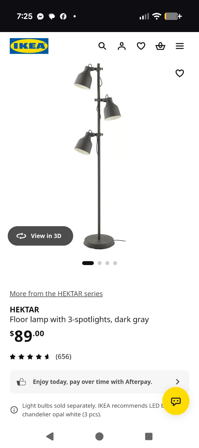 Three-Head Adjustable Floor Lamp - photo 3