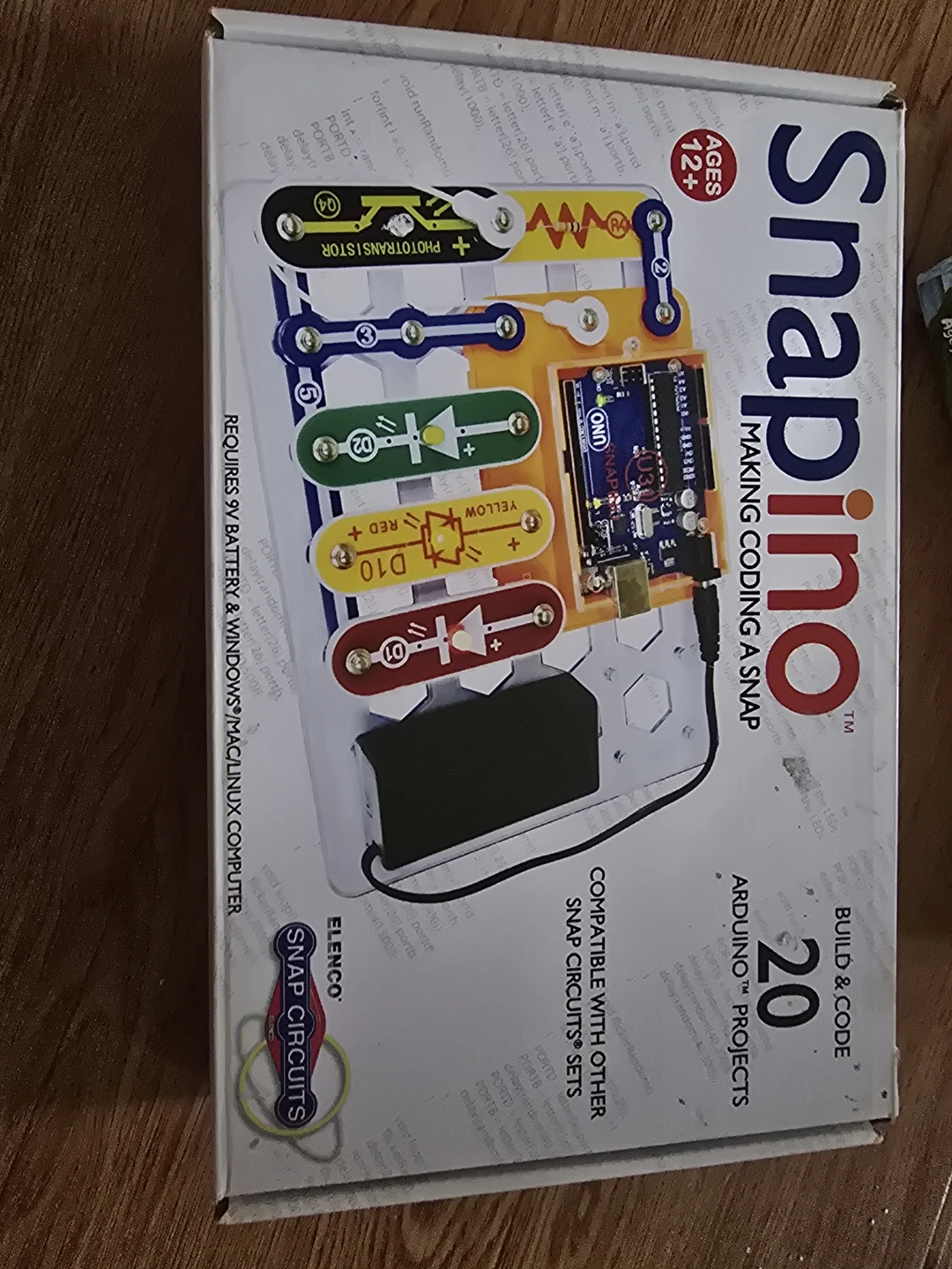 Elenco Snap Circuits Snapino 20 Projects