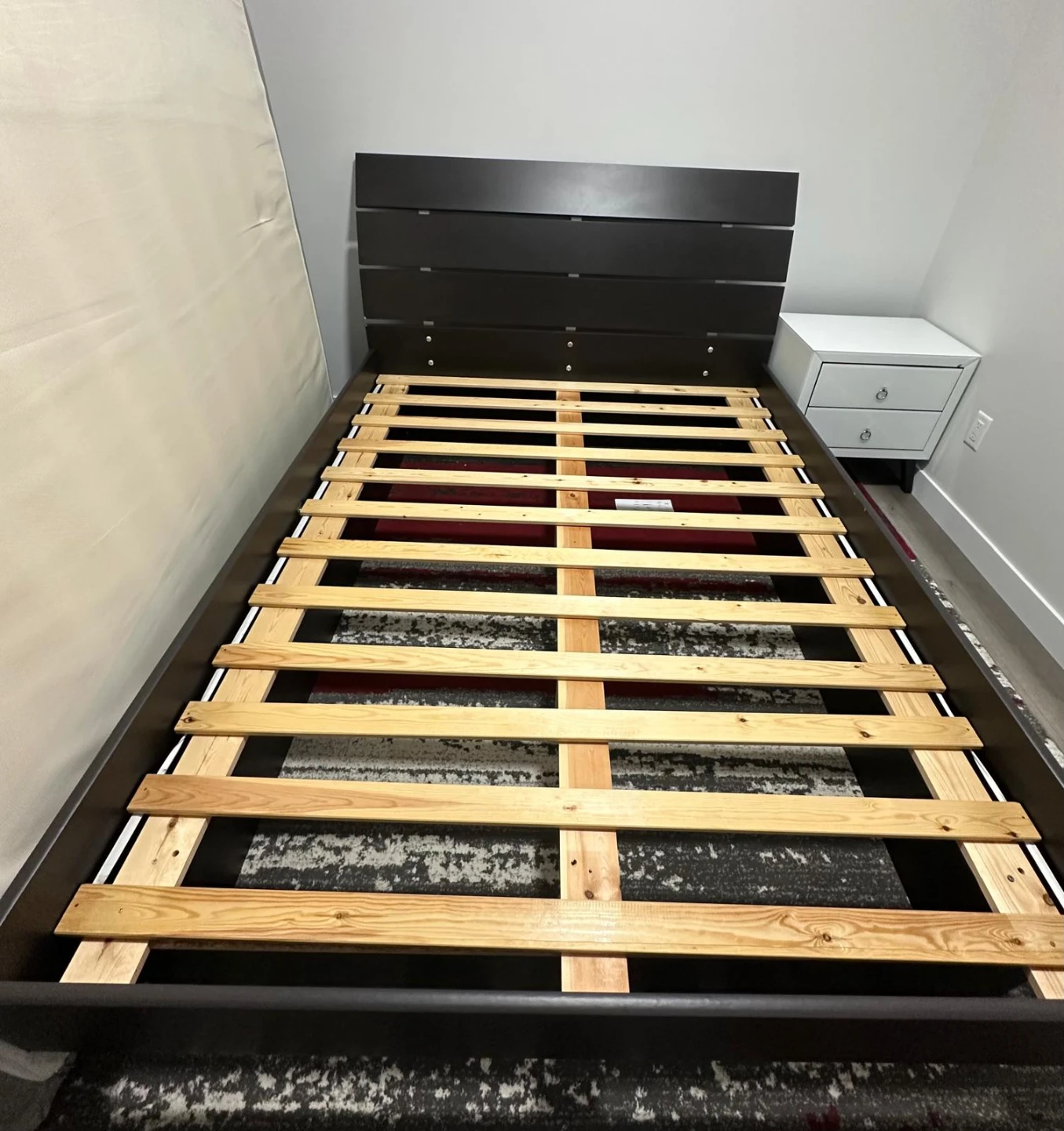 Tvilum Bed Frame and queen mattress - photo 4