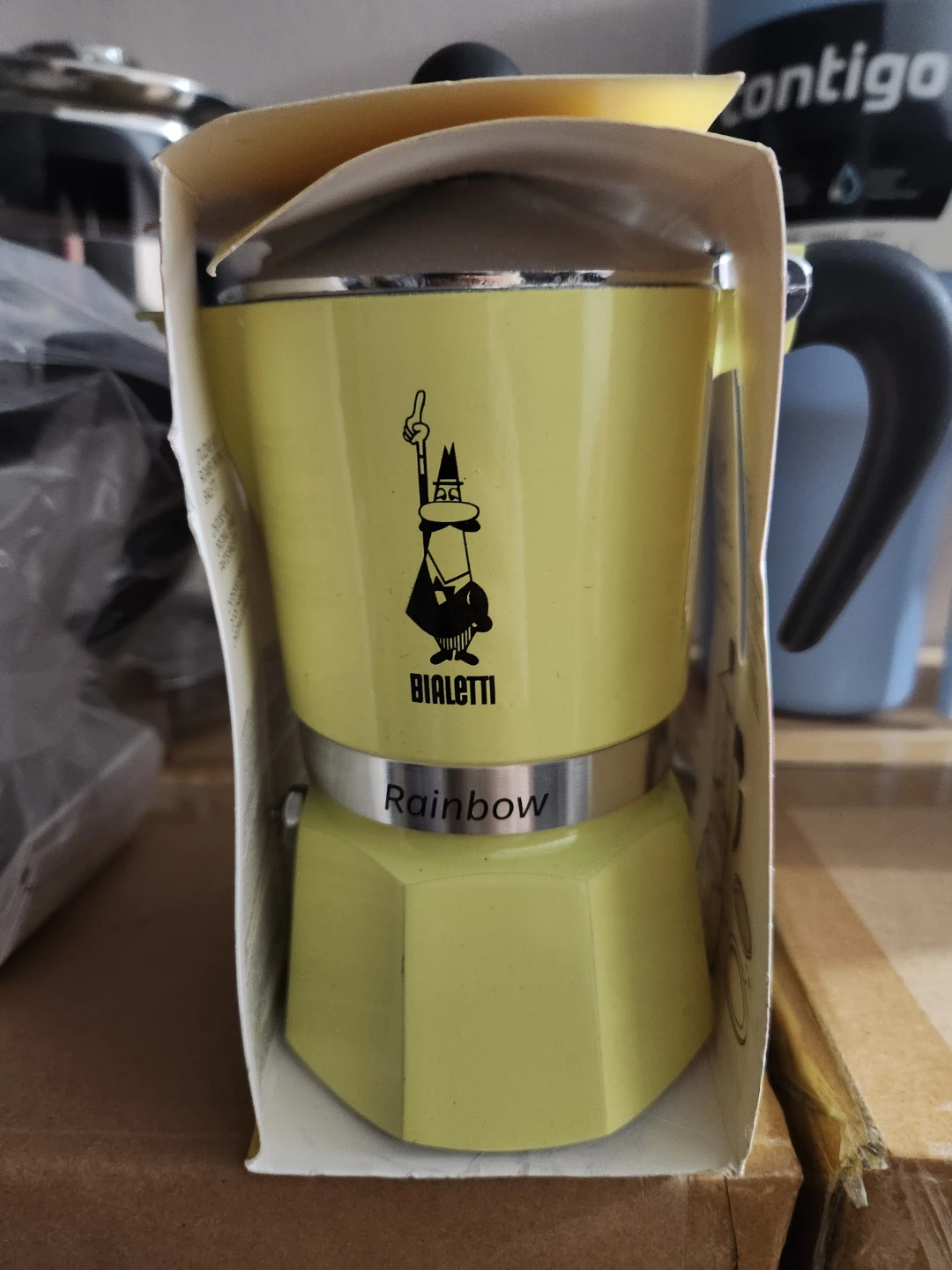 Bialetti Rainbow 3-Cup Stovetop Espresso Maker
