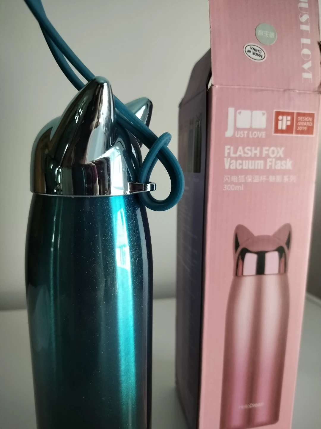 Cute cat insulated water bottle - photo 2
