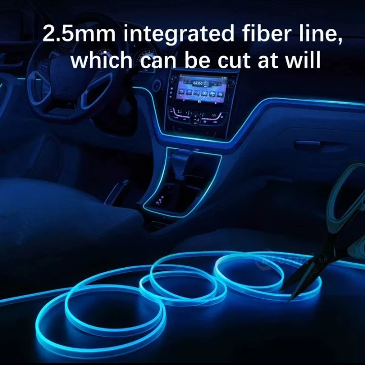 Fiber Optic Car Ambient Lighting Kit – App Controlled