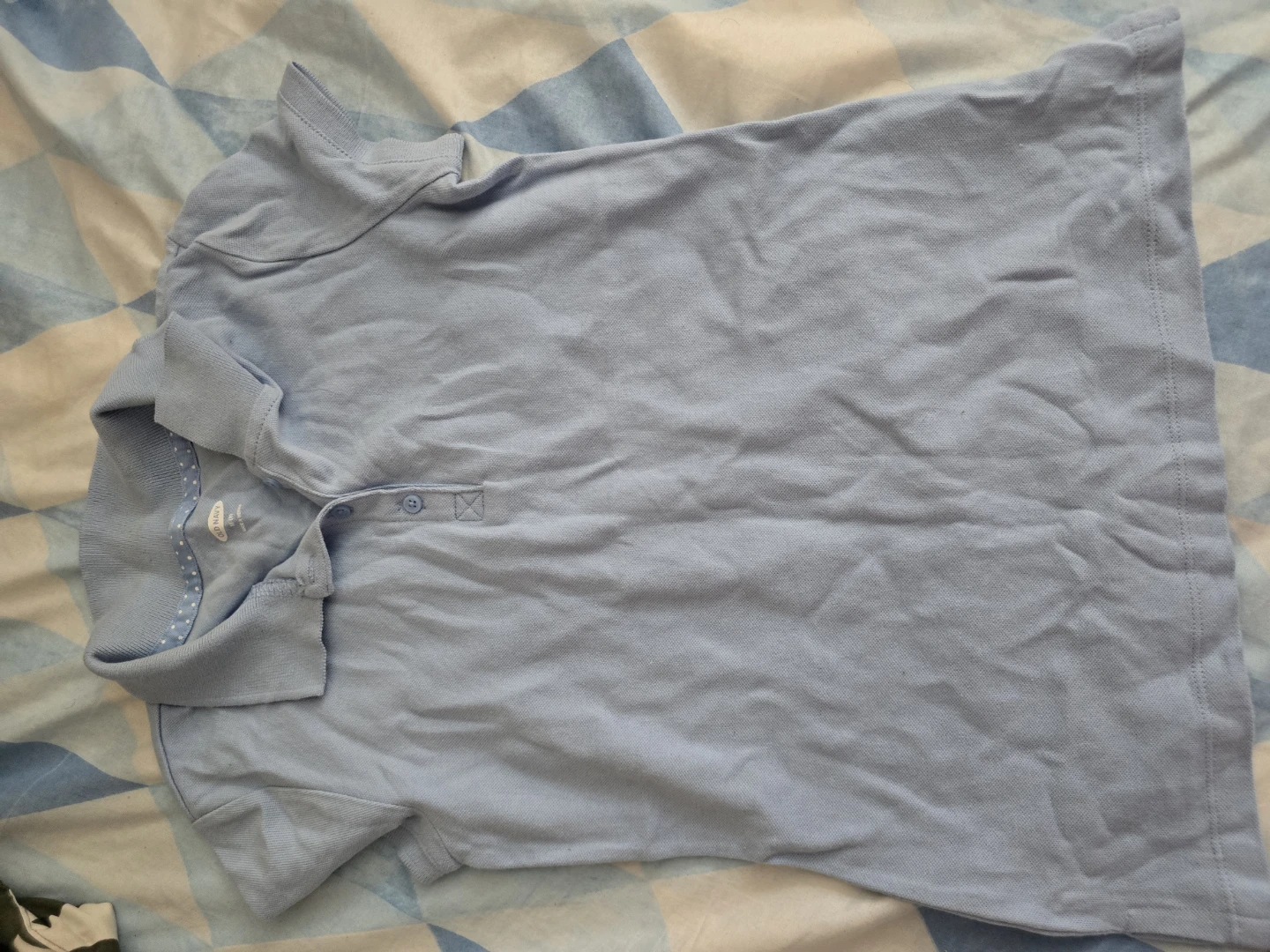 Old Navy Blue Polo Shirt Size 8