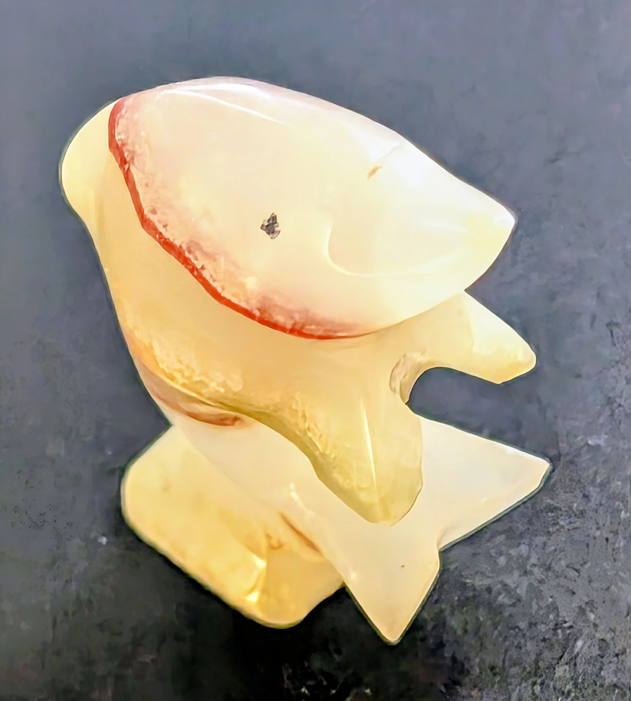 Carved Stone Dolphin 🐬 Figurine - photo 2