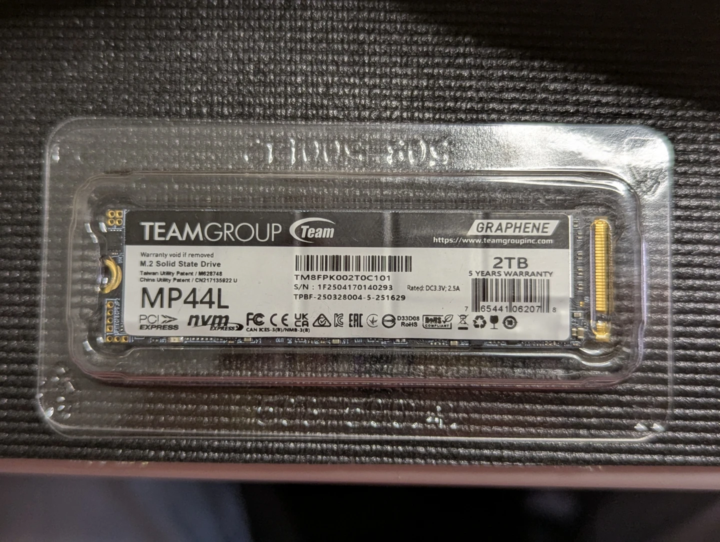 TeamGroup MP44L 2TB M.2 NVMe SSD