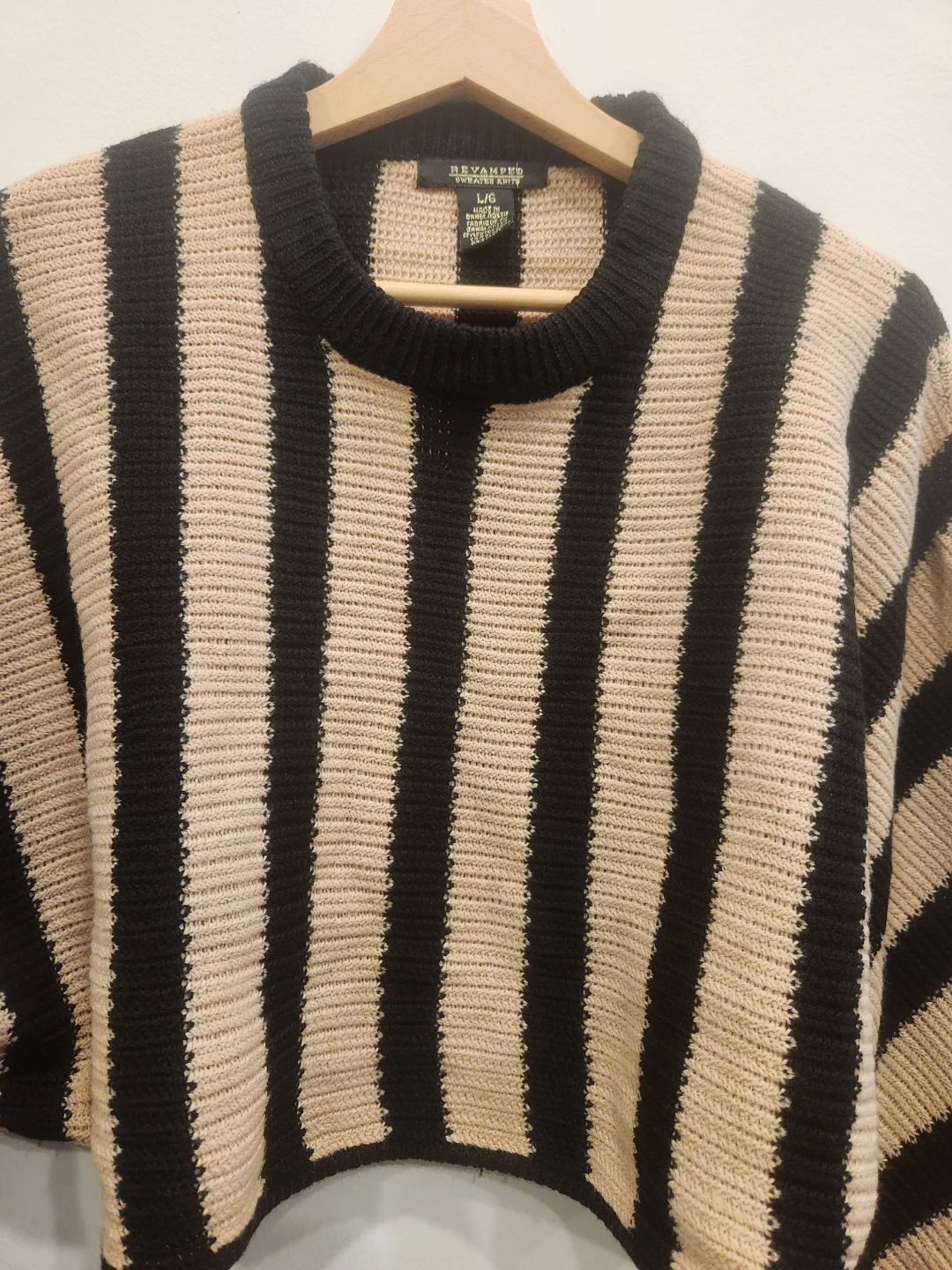 Revamped Striped Crop Sweater - photo 2