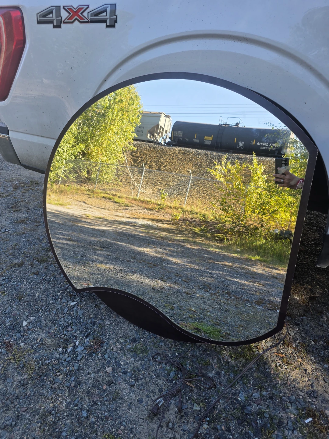 Large Round LED Wall Mirror - photo 3