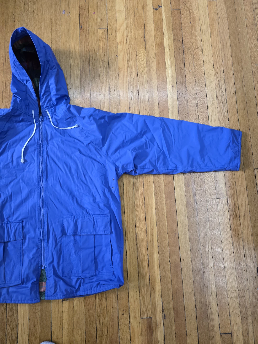 Misty Harbor Blue Plaid Lined Rain Jacket - photo 4
