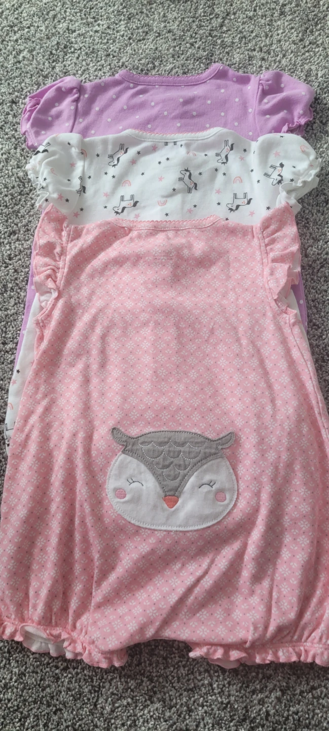 Simple Joys by Carter's Baby Rompers - Set of 3 (12M) - photo 2