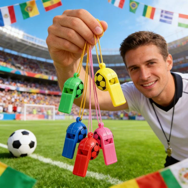 12 pack soccer Ball Whistles