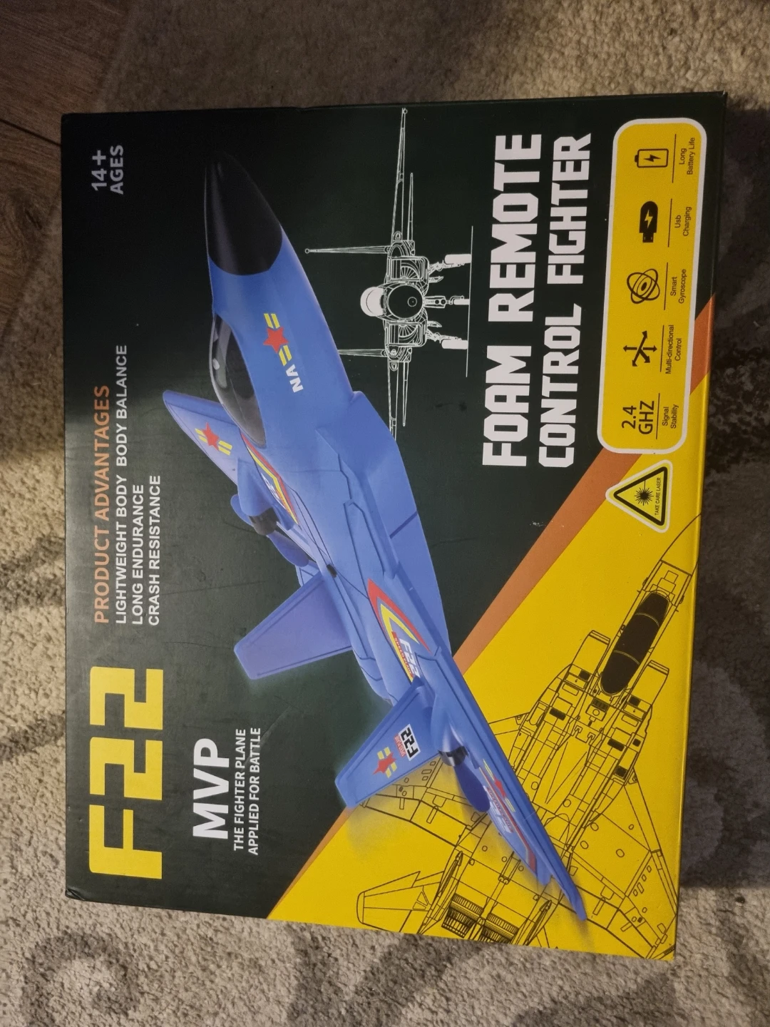 F22 Foam Remote Control Fighter Plane - photo 2