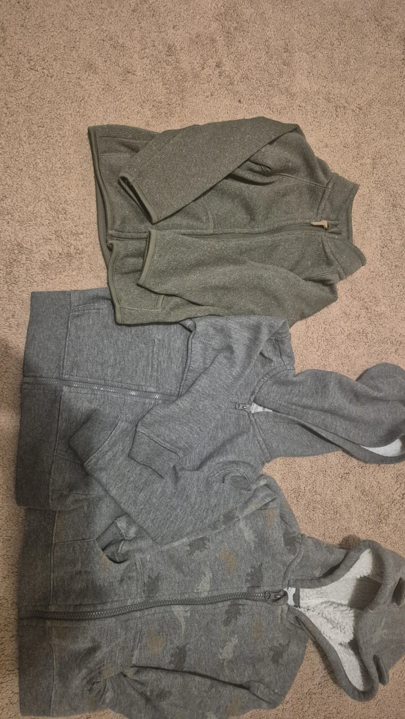 Lot of 3 Toddler Boys Zip-Up Hoodies