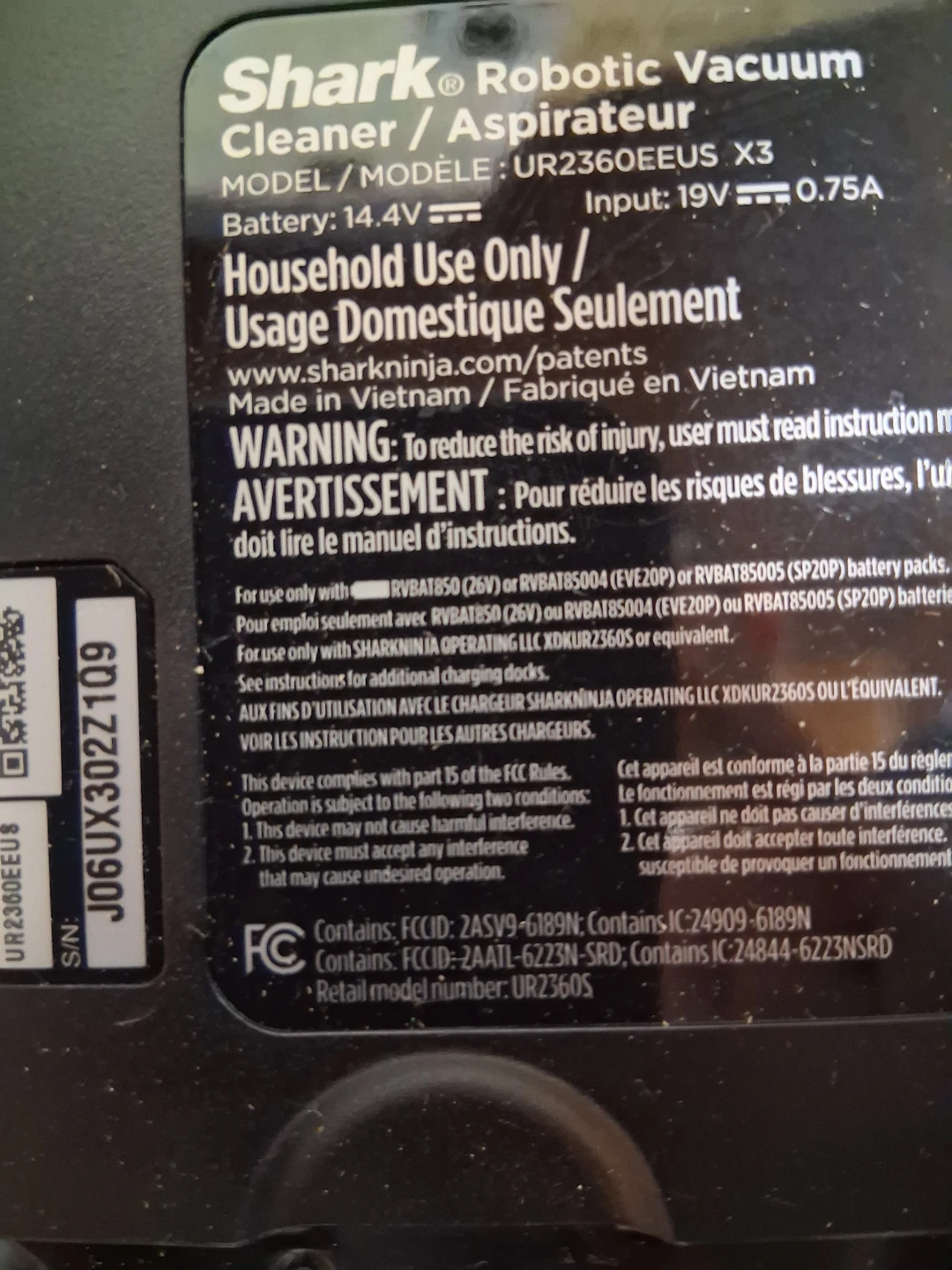 Shark Matrix Robotic Vacuum Cleaner just replace ment unit - photo 3
