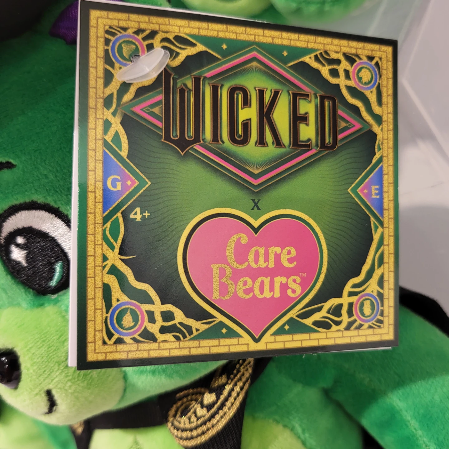 Wicked x Care Bears Good Luck Bear as Elphaba Plush - photo 4