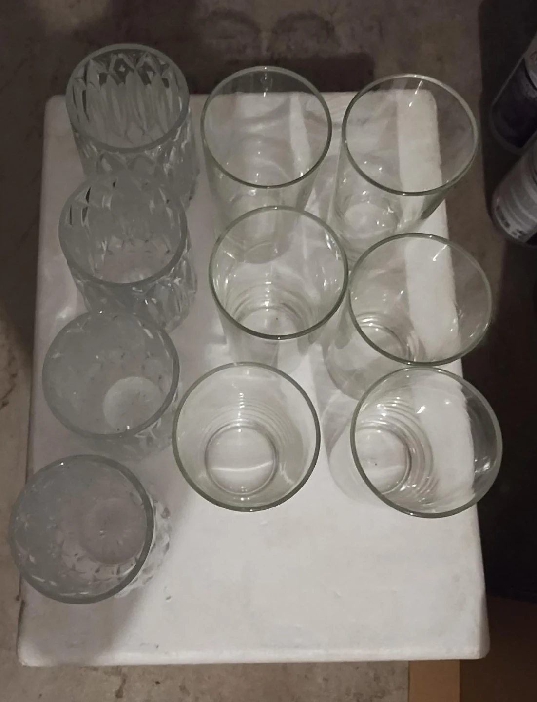 Set of 10 Glass Drinking Glasses - photo 2