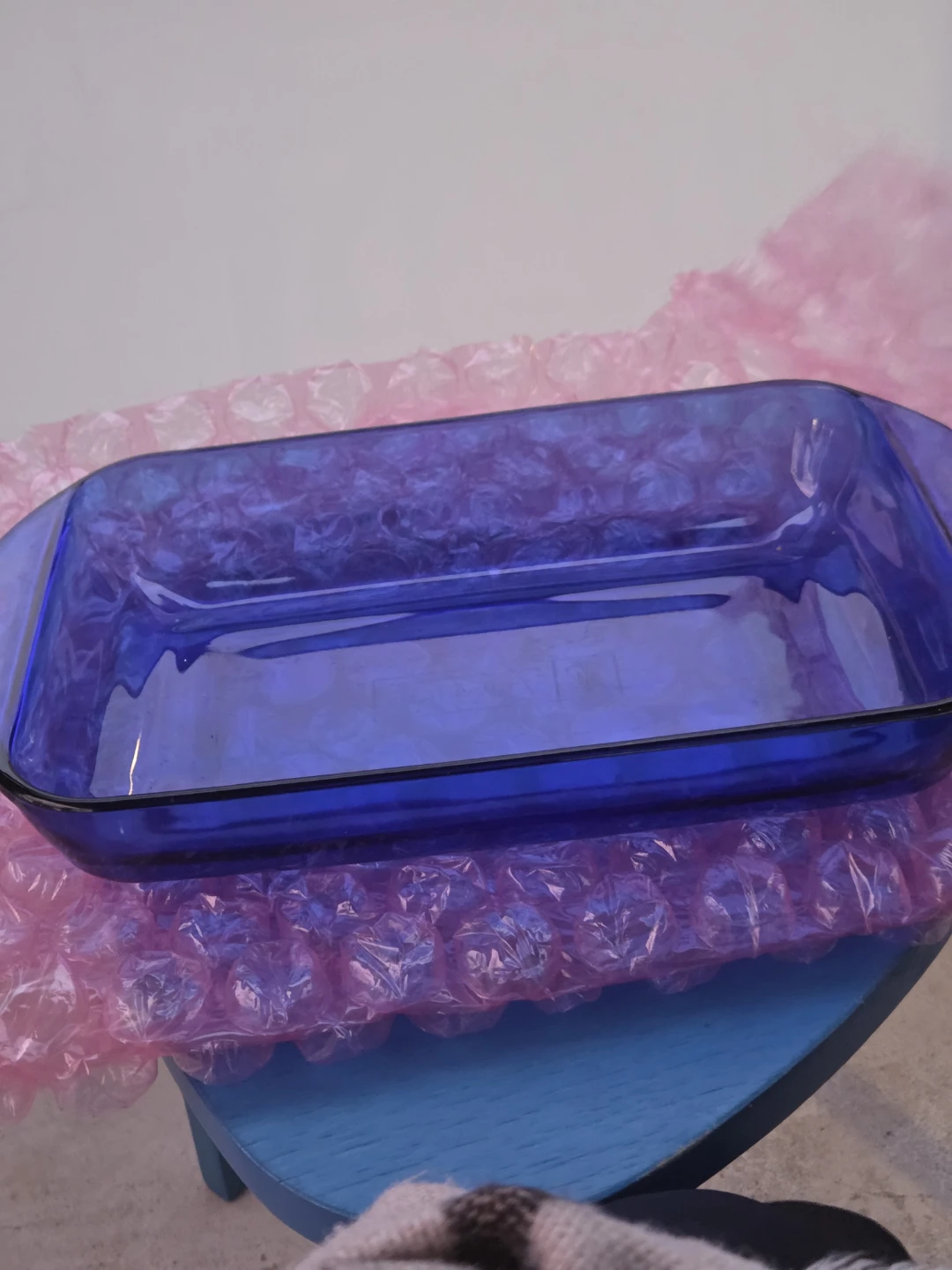 Cobalt Blue Glass Baking Dish