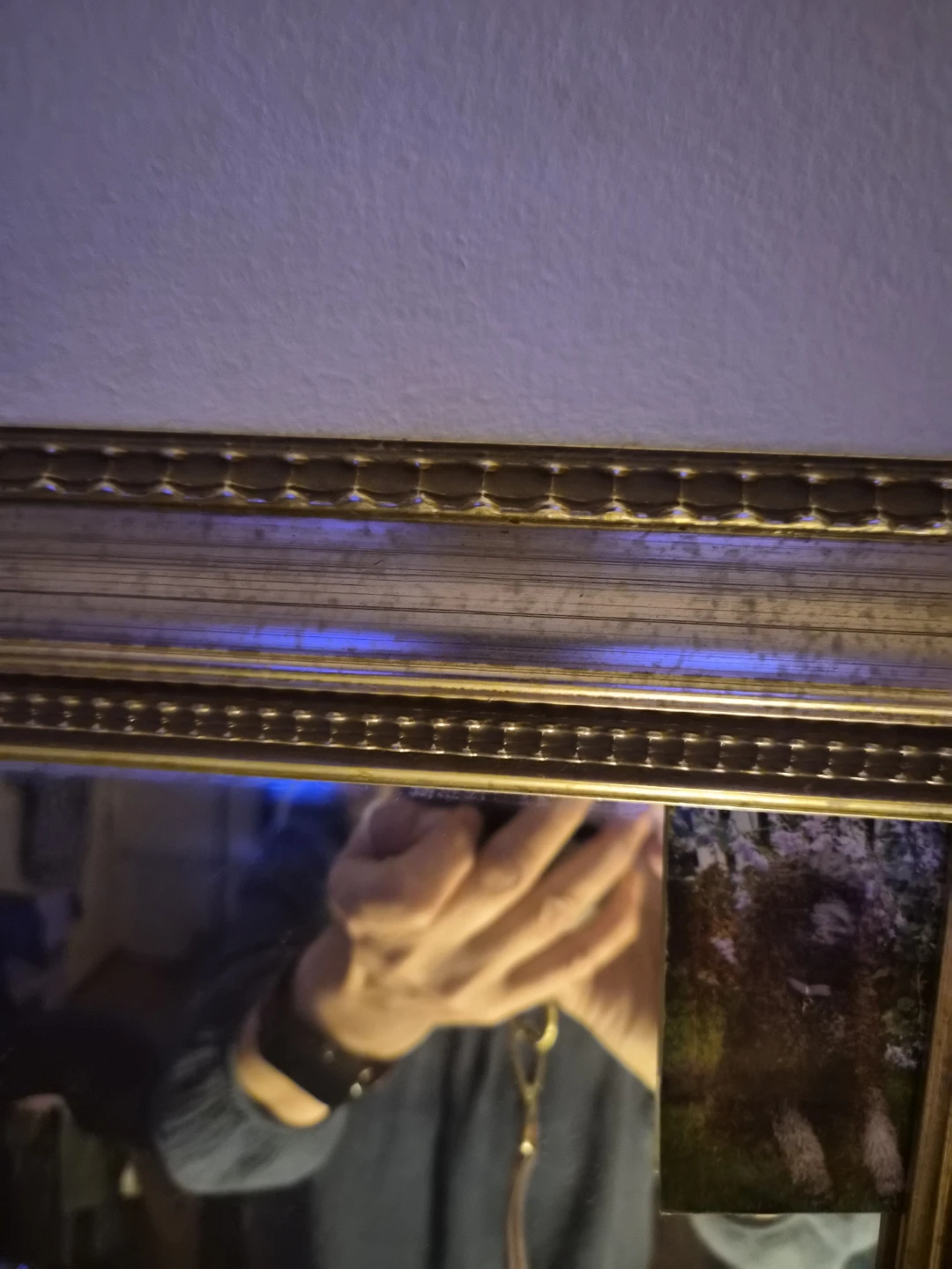 🏈Large Ornate Gold Framed Wall Mirror - photo 3