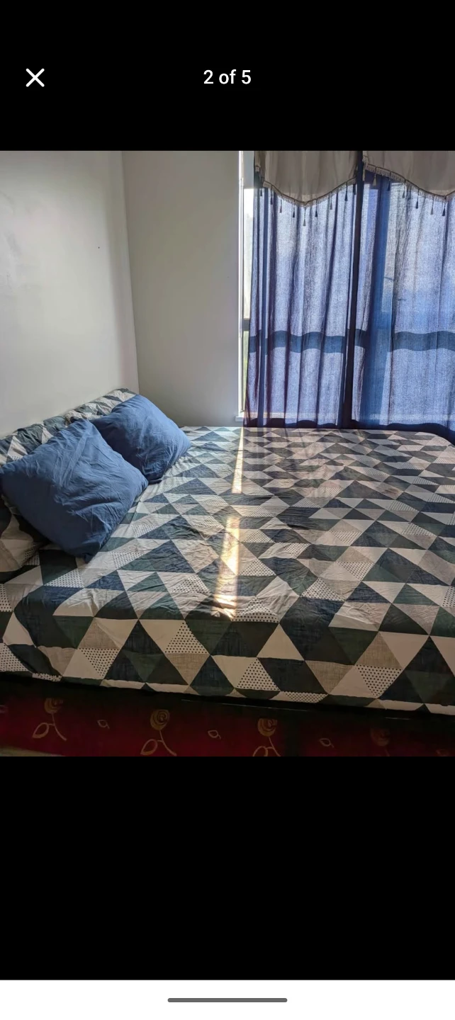 Black Metal king Size Platform Bed Frame - photo 2