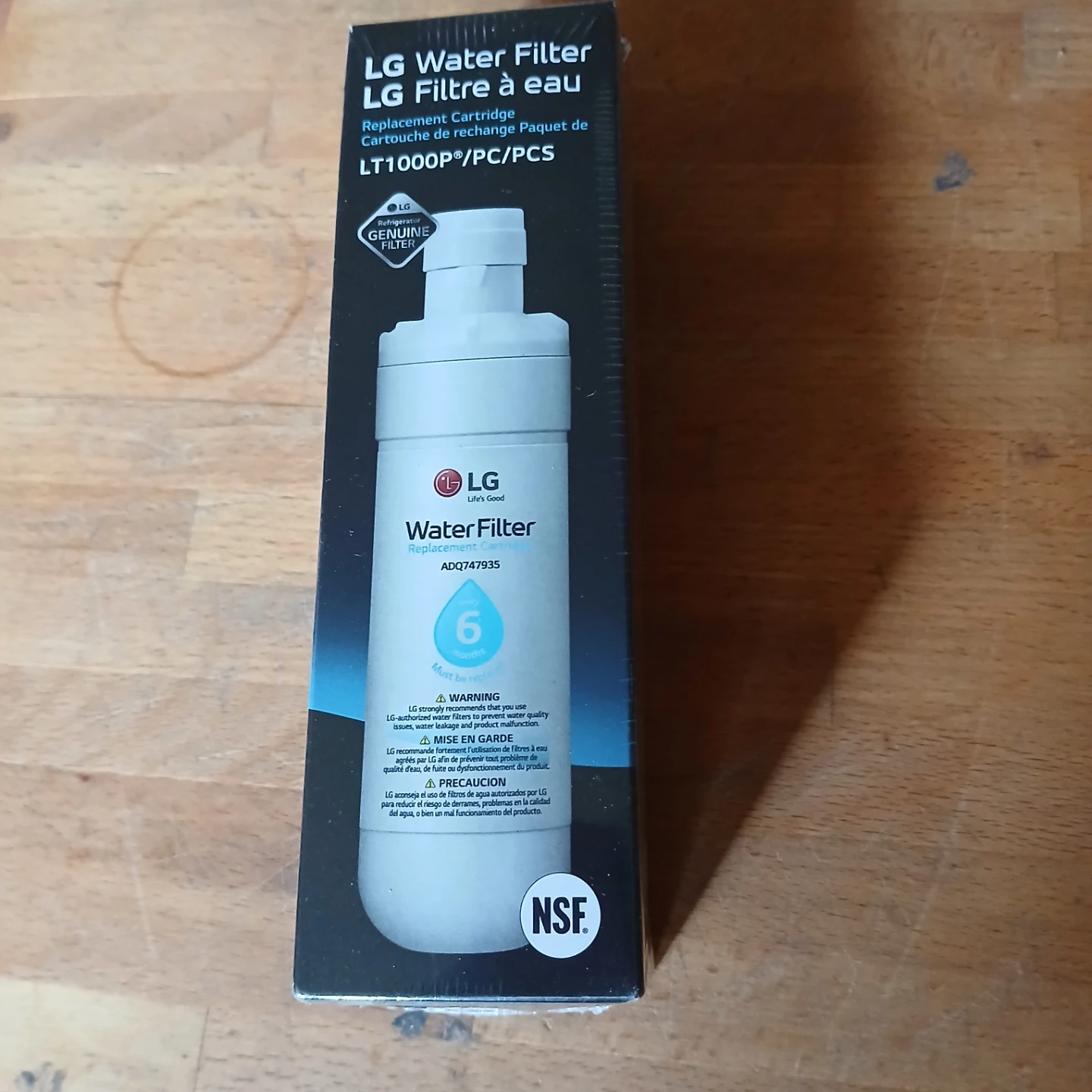 LG LT1000P Refrigerator Water Filter