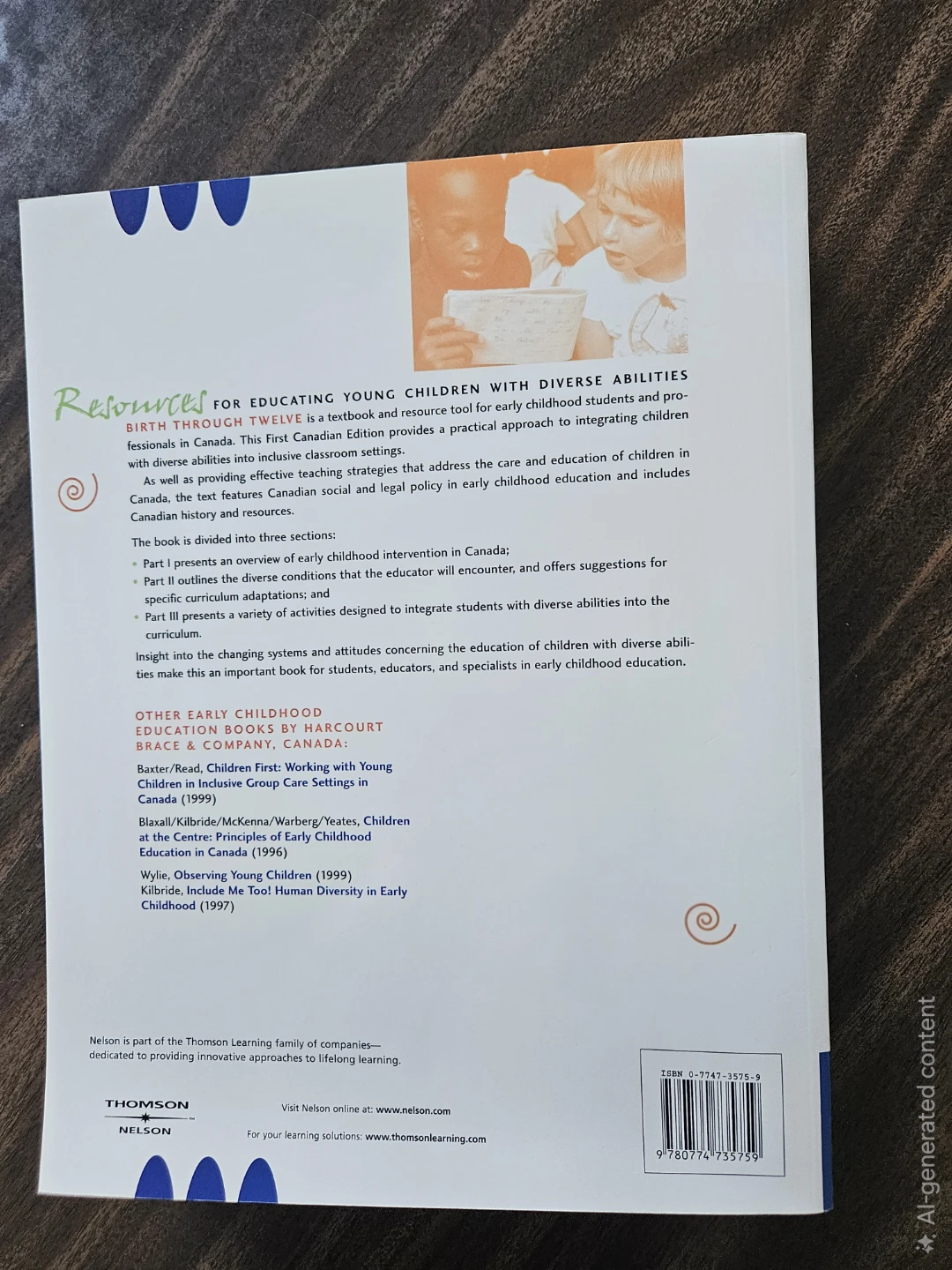 Resources for Educating Young Children Textbook - photo 2