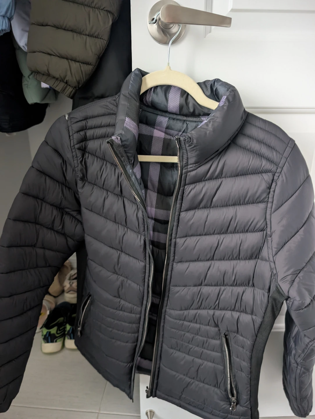 Black Quilted Jacket - photo 3
