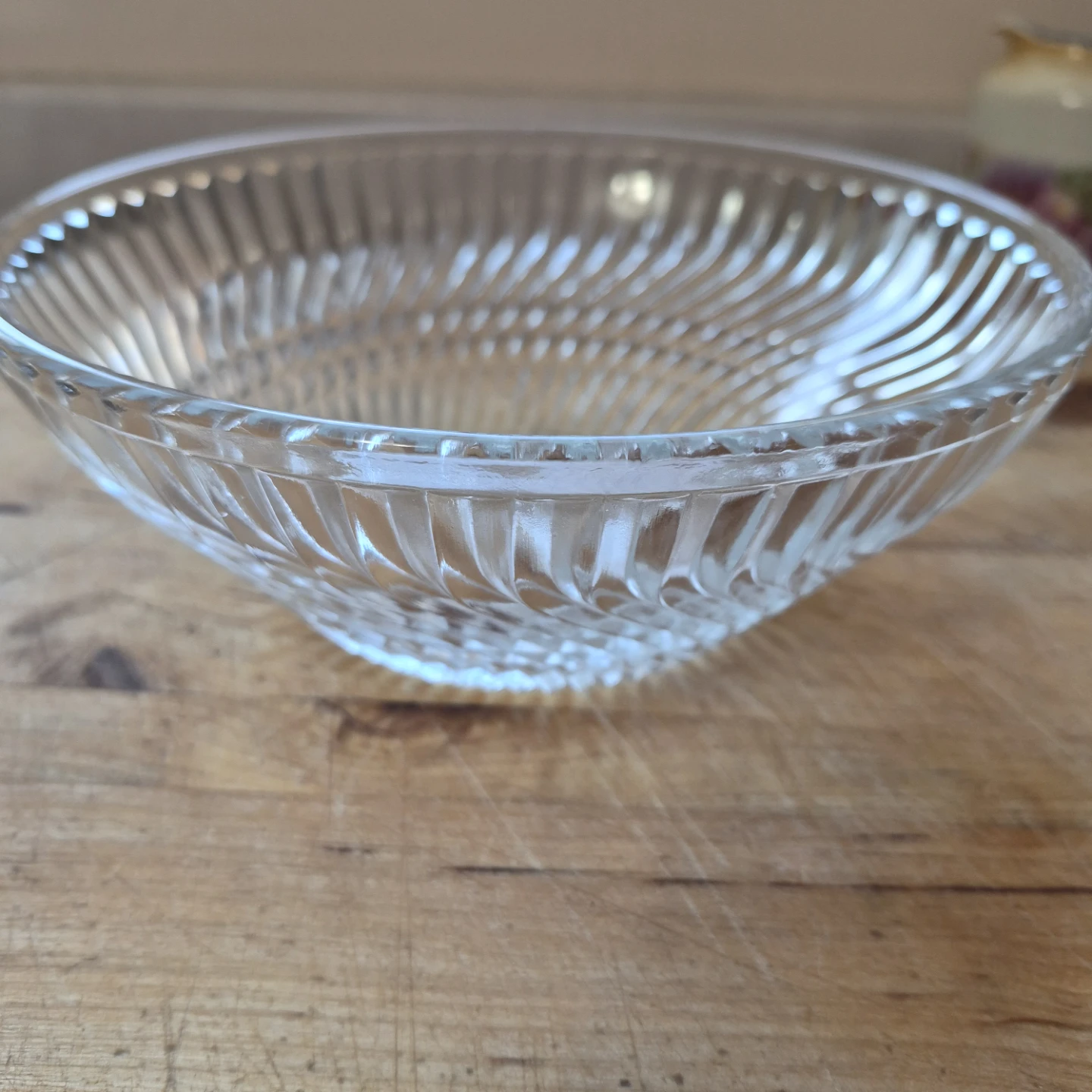 Vintage 1930's  Glass Serving Bowl - photo 3