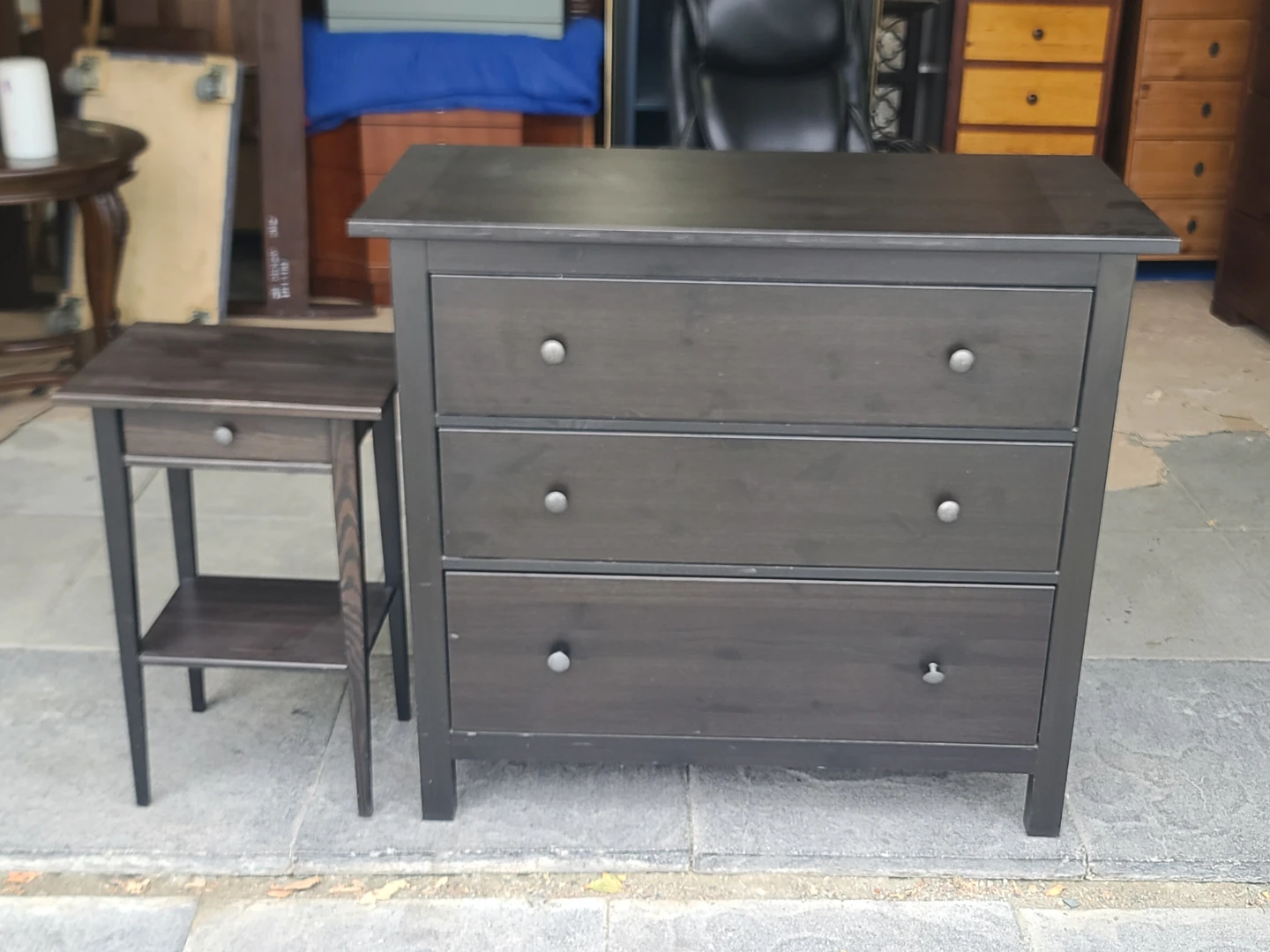 IKEA Hemnes 3-Drawer Dresser and Nightstand Set