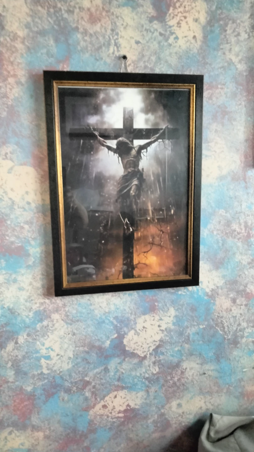 Framed Jesus Crucifixion Wall Art