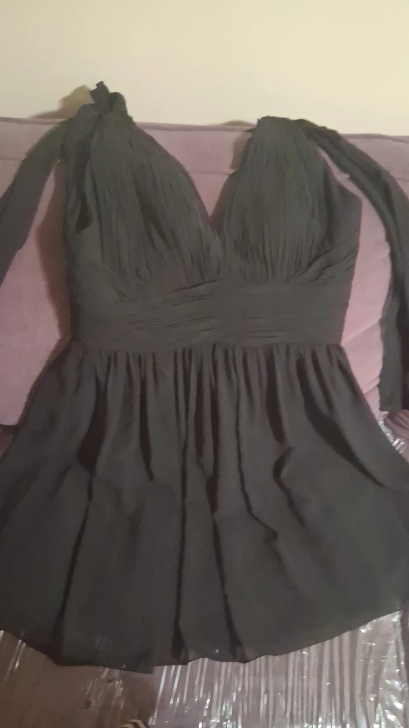 Black Halter Neck Dress