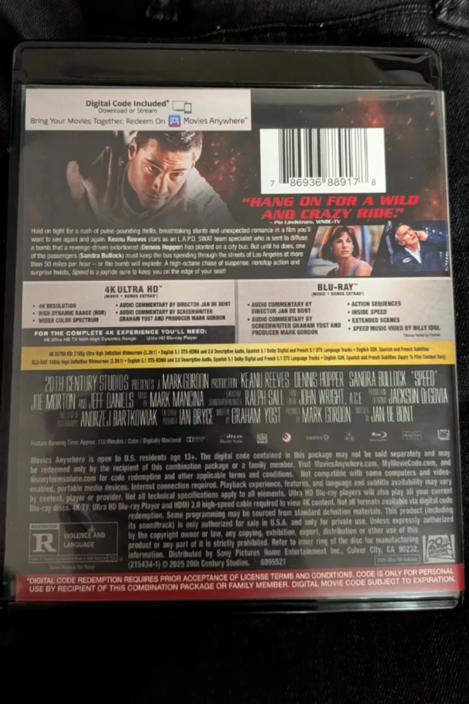 Speed 4K Ultra HD Ultimate Collector's Edition - photo 3