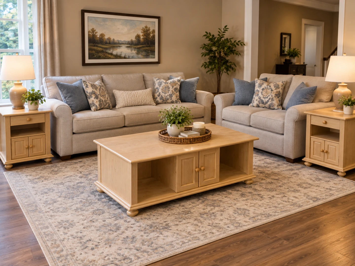 Solid Wood Furniture Set