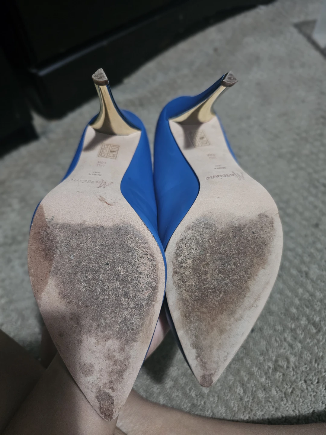 Marciano Blue Pointed-Toe Stiletto Heels - photo 4
