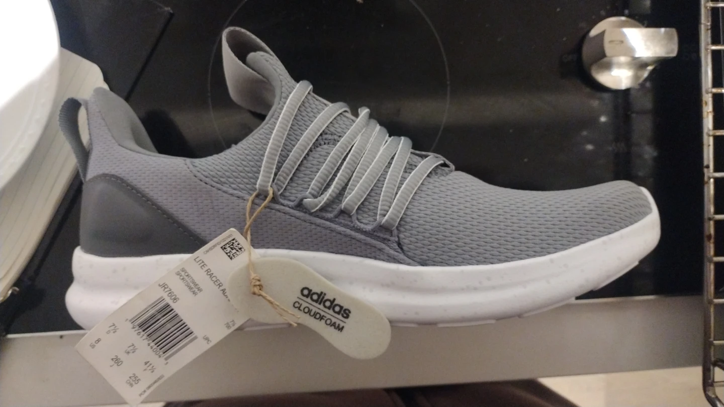 Adidas Lite Racer Adapt 5.0 Shoes Grey Size 8 US - photo 2