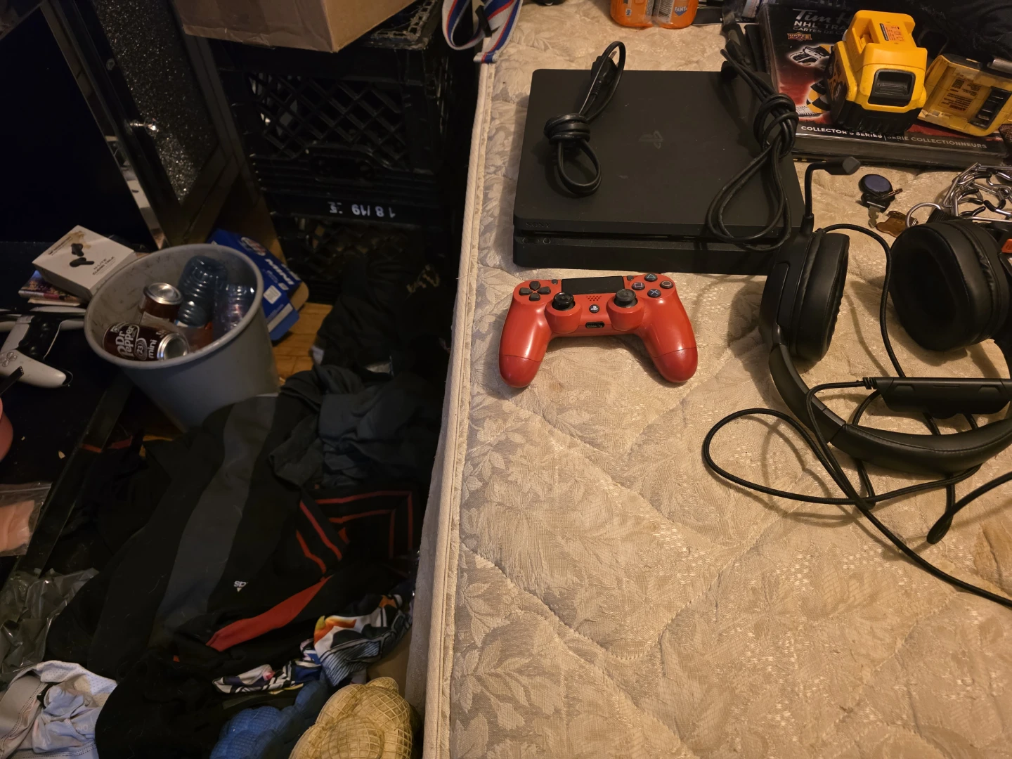 Sony PlayStation 4 Console with Red Controller