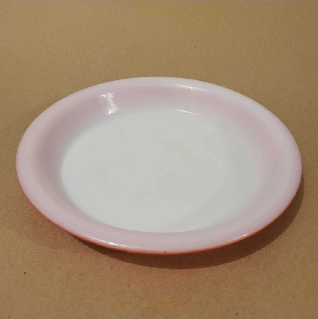 Vintage Pyrex Pink Milk Glass Plate - photo 2