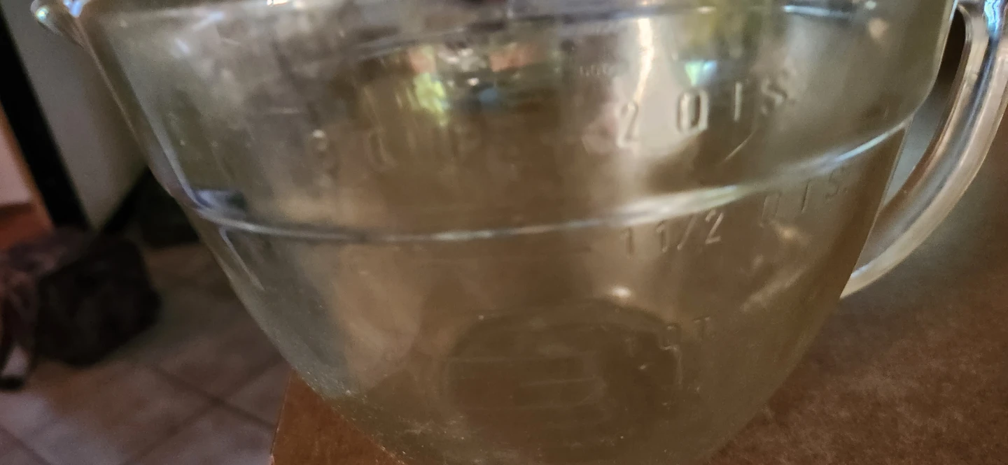 Glass Mixing Bowl with Measurement Markings - photo 2